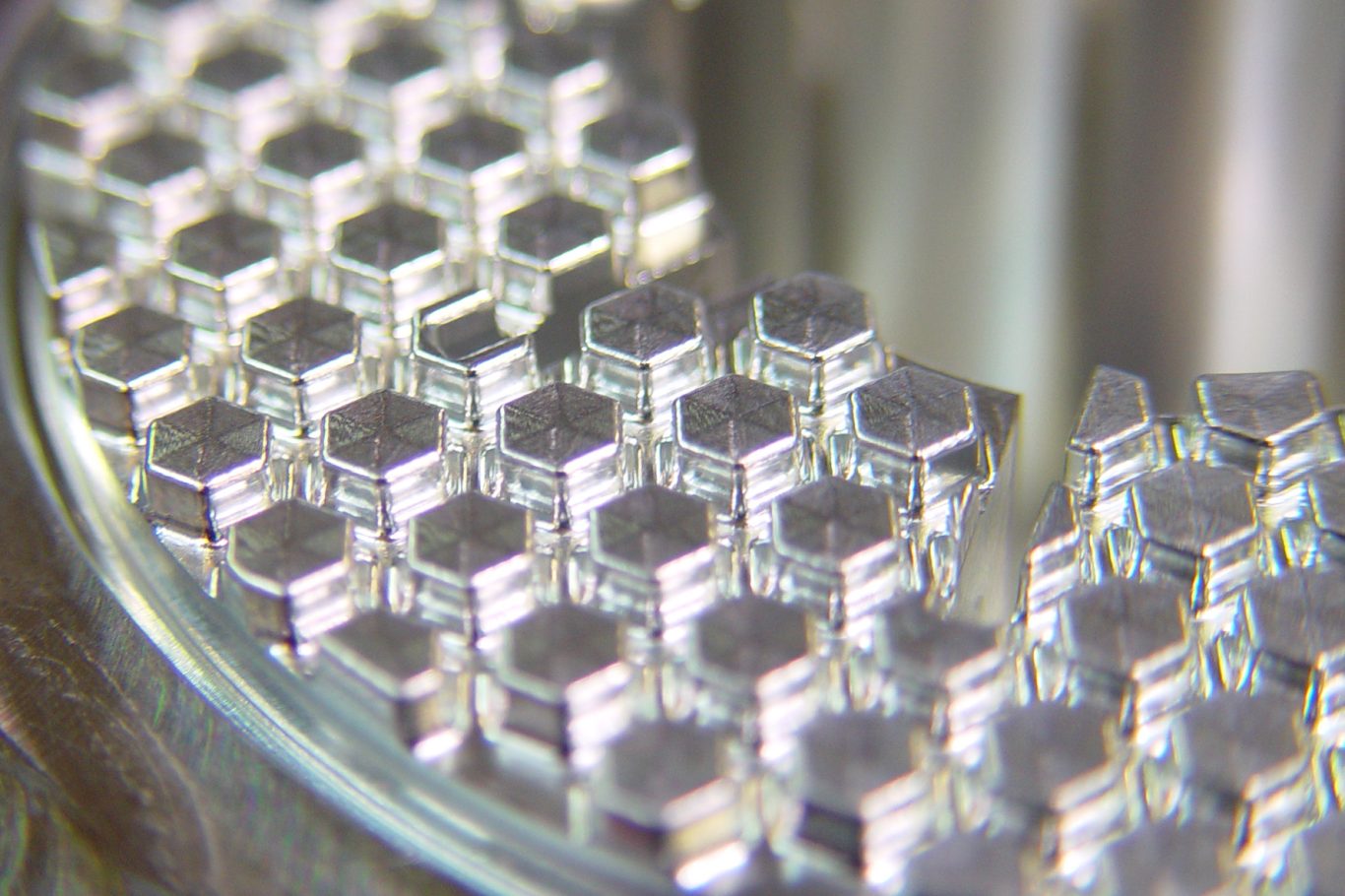 HSC-gefrästes Aluminiumbauteil